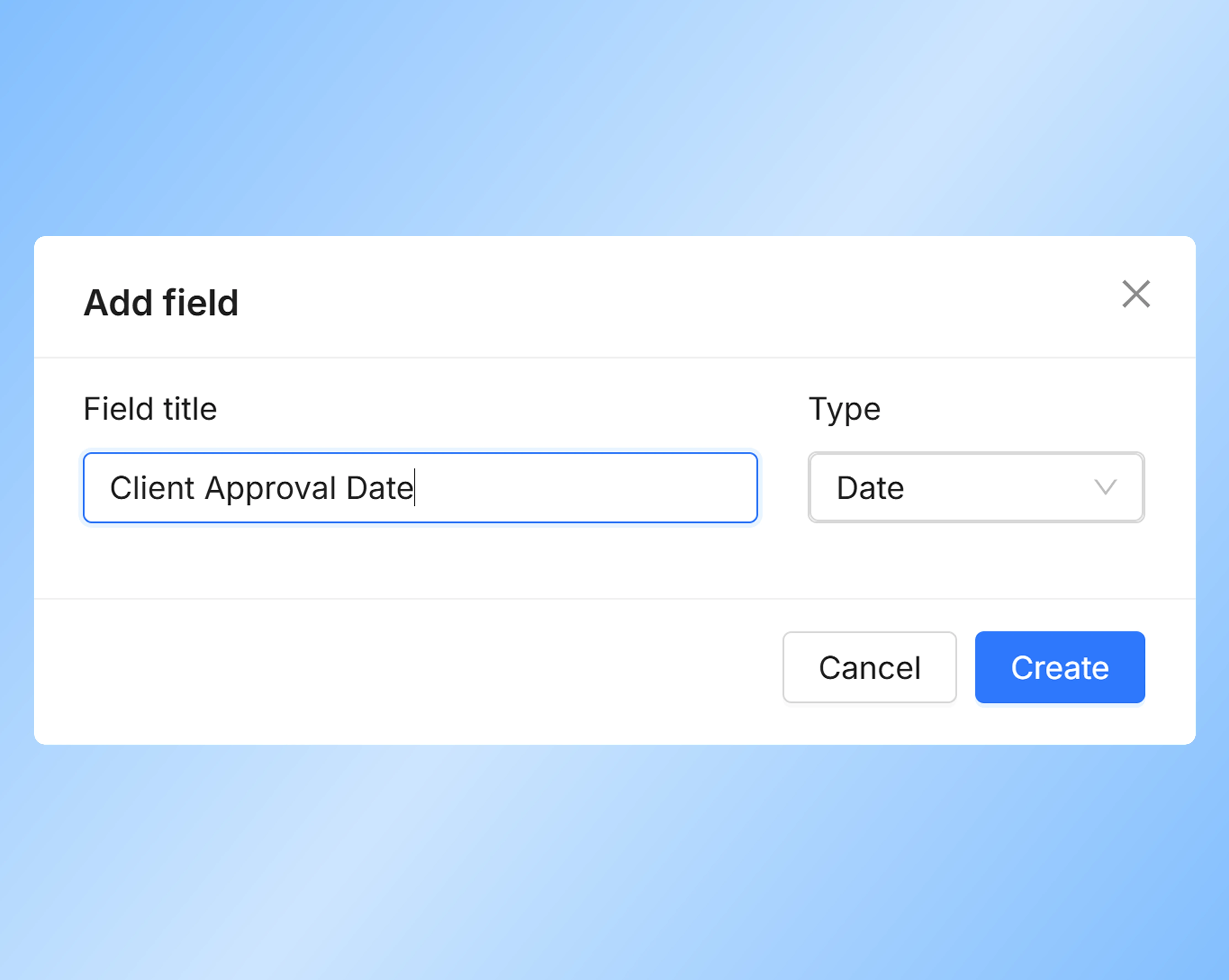 Worklenz custom fields