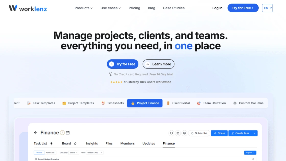 Worklenz Best Agency Management Tool 2026